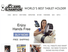 Tablet Screenshot of clampchampion.com